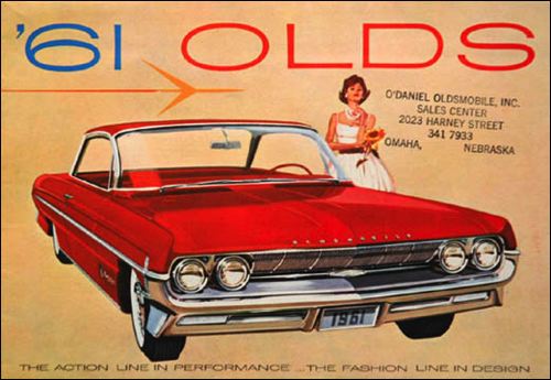 Interesting Google Images happened to show me the'61 Olds 98 which didn't