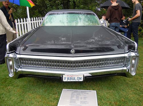 His personalized plate FABULON The Fabulon is futuristic and fabulous to