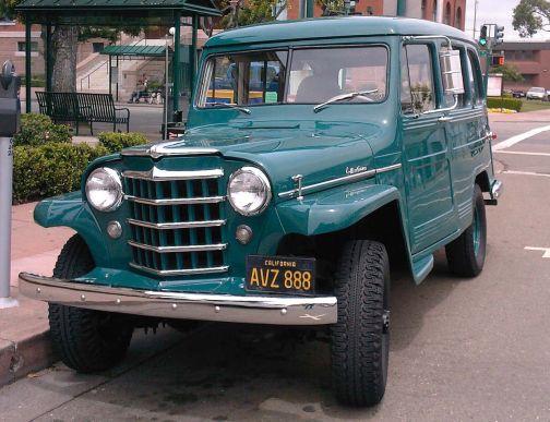 on the Willys Jeep wagon,