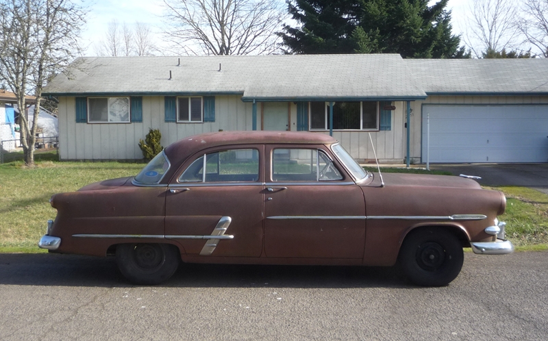 Curbside Classic 1953 Ford You'll Never Guess What's Under Its Hood