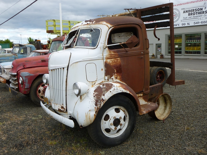 And we'll start today with the first one that venerable white 1941 Ford COE