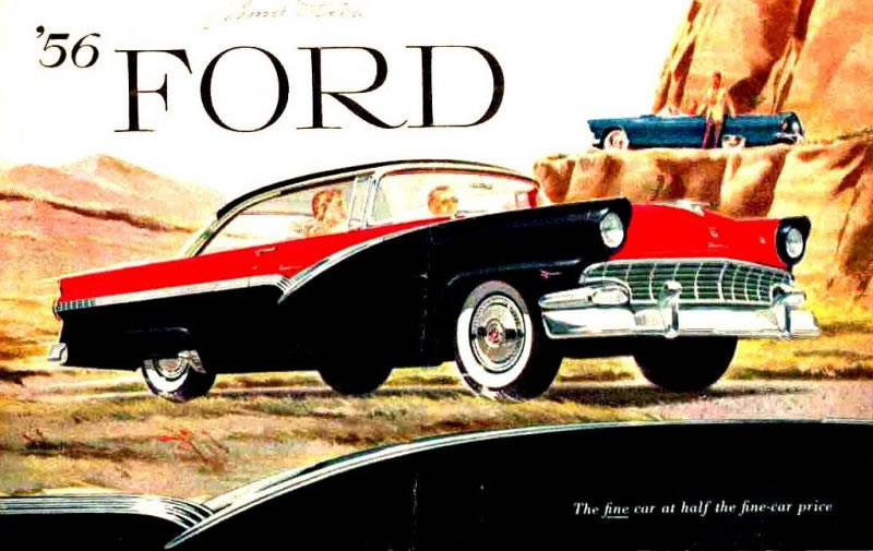 To me the 1956 Fairlane was a nearly perfect design in 1956 that has aged