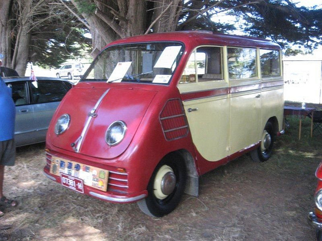 John H found this DKW Schnellaster in Australia reputedly the only one