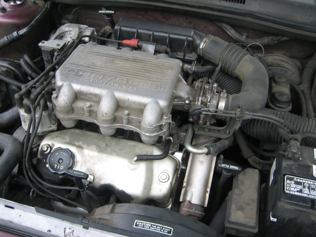 1990 Chrysler lebaron water pump location