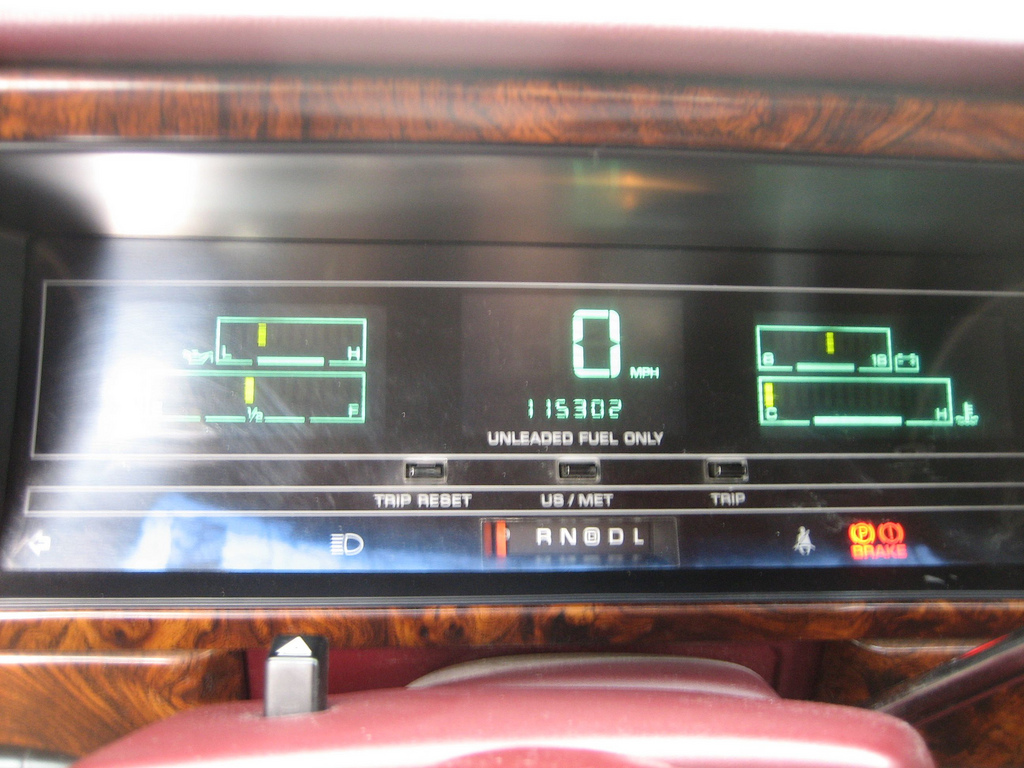 Chrysler cluster dash lebaron #4
