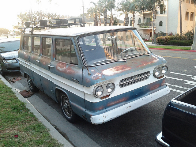  the 1961 1965 Corvair Greenbrier had the VW bus beat hands down twice 