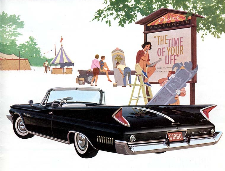 1960 Chrysler instrument cluster #4
