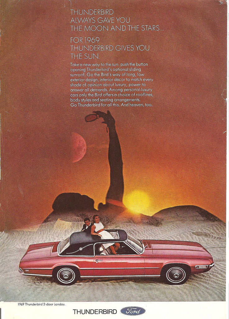 The 196769 Ford Thunderbirds had decidedly left their youthful flair days