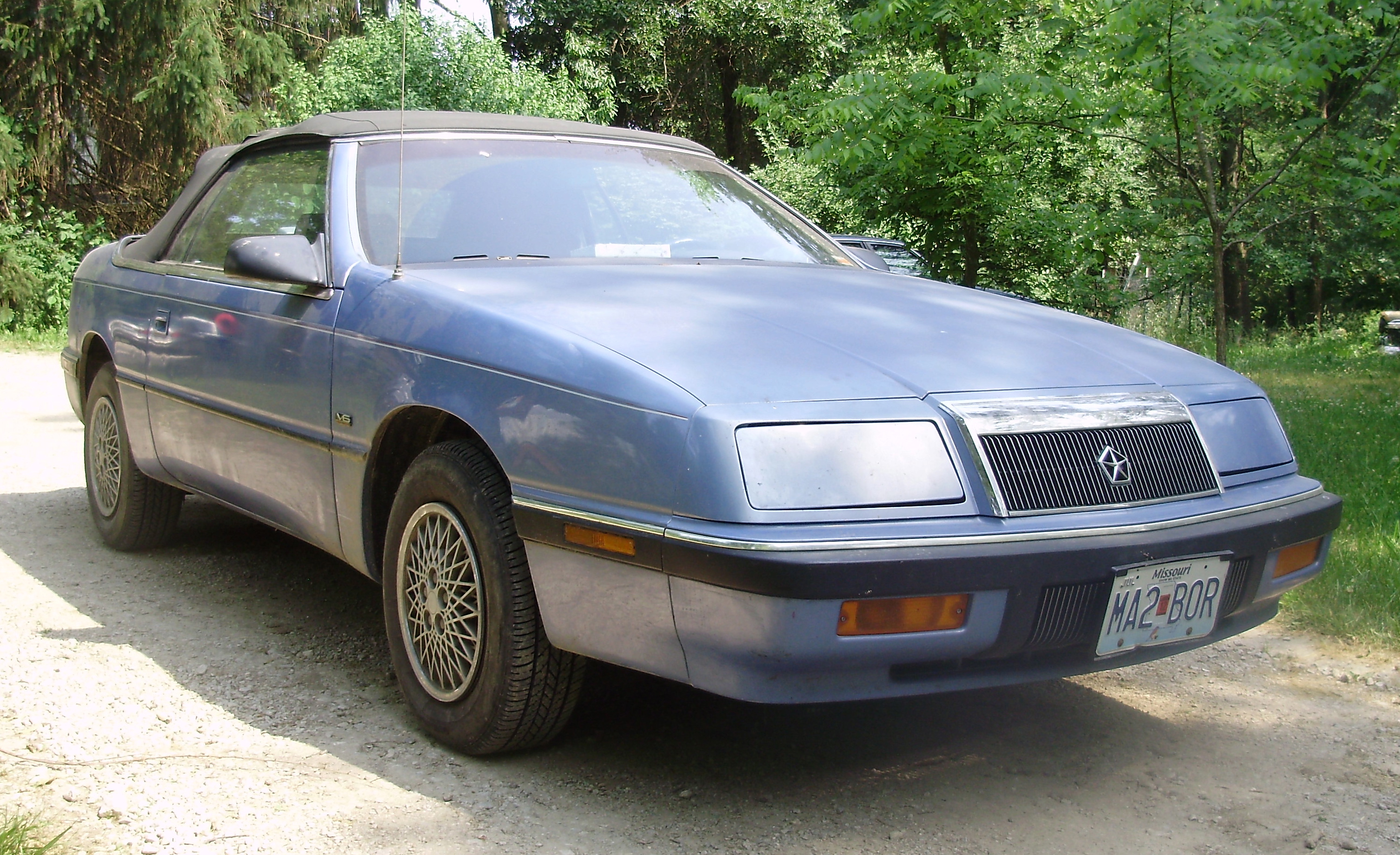 Chrysler lebaron top cover
