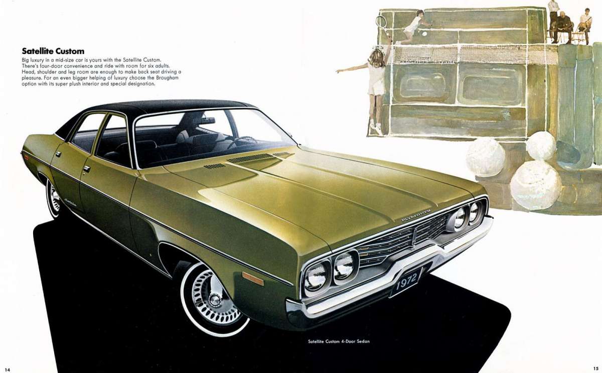 1971-Plymouth-Satellite-4-Door Curbside Classic: 1972 Plymouth Satellite Custom–The Good, The Bad ...