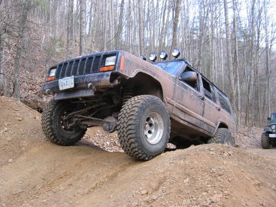 1990 Jeep grande cherokee 4d 4x4 off road #3