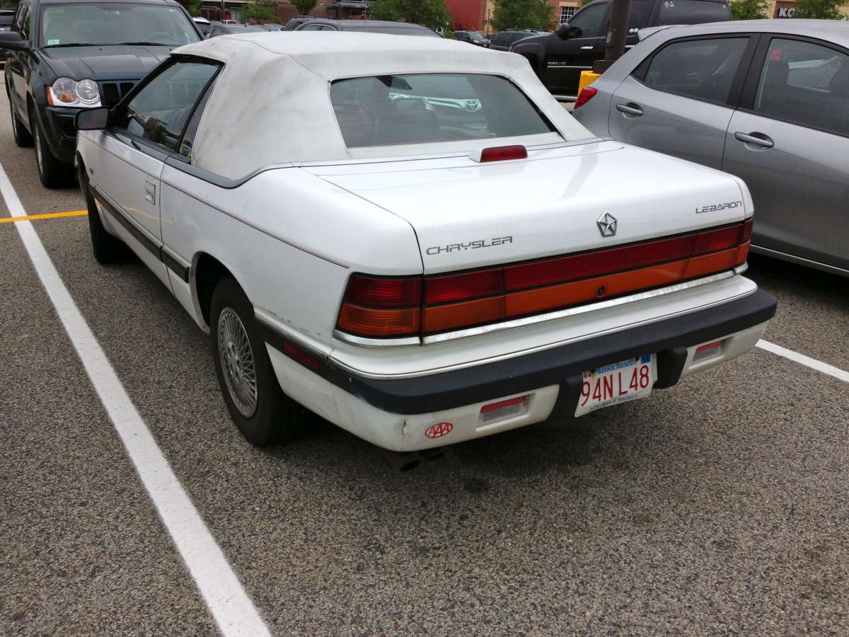 1993 Chrysler lebaron gtc convertible #3
