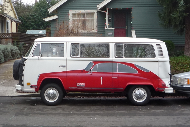 Image result for vw bus painted with porsche on side