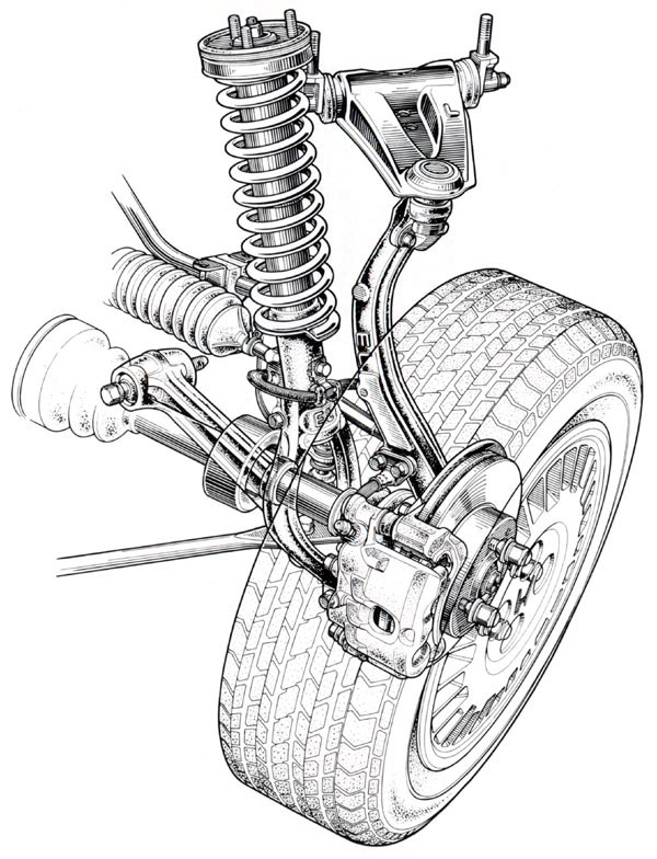 1996 Honda accord suspension diagram #6