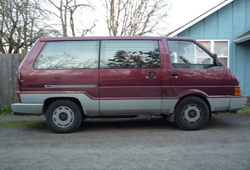 1990 Nissan axxess van #8