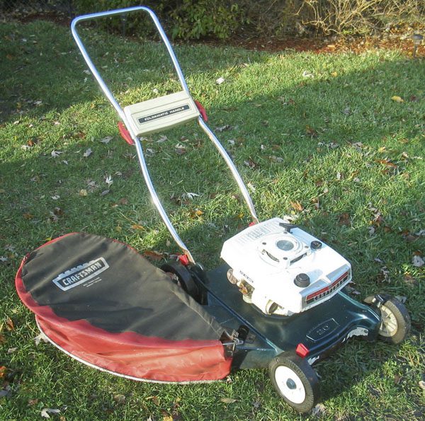 red craftsman push mower