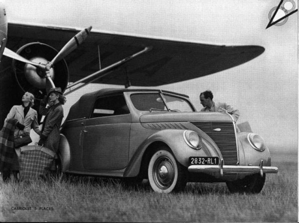 1938 Matford brochure – the five-seater cabriolet