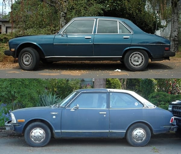 under the influence of pininfarina again? Peugeot 504 crop vert