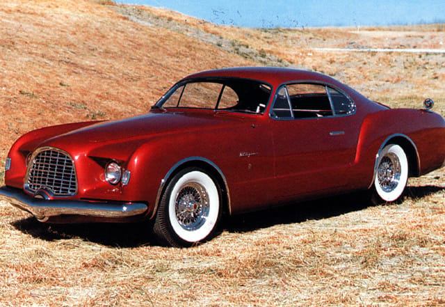 (first posted 7/30/2013)    The next stage of the evolution of Exner’s Ghia Specials, the 1953 D’Elegance, came by virtue of using a shortened Chrysler chassis and a very different approach [&hellip;]