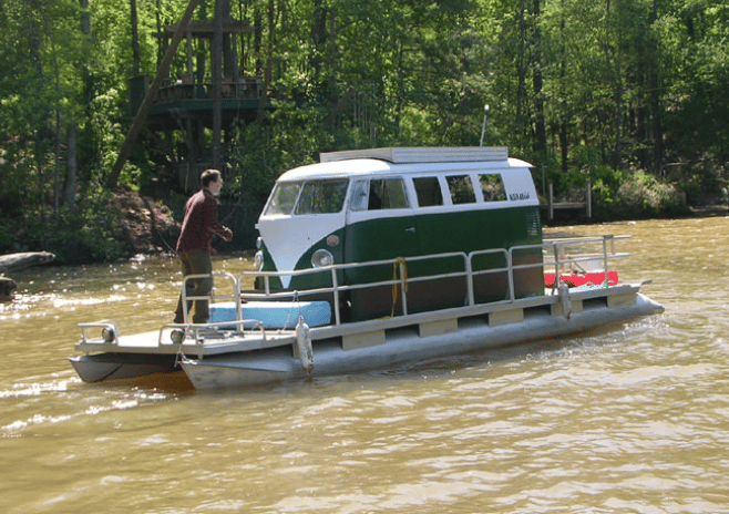 Cars Of A Lifetime: 1978 VW Bus – The Hippie Lifestyle Goes Up In Smoke 4 VW bus floating