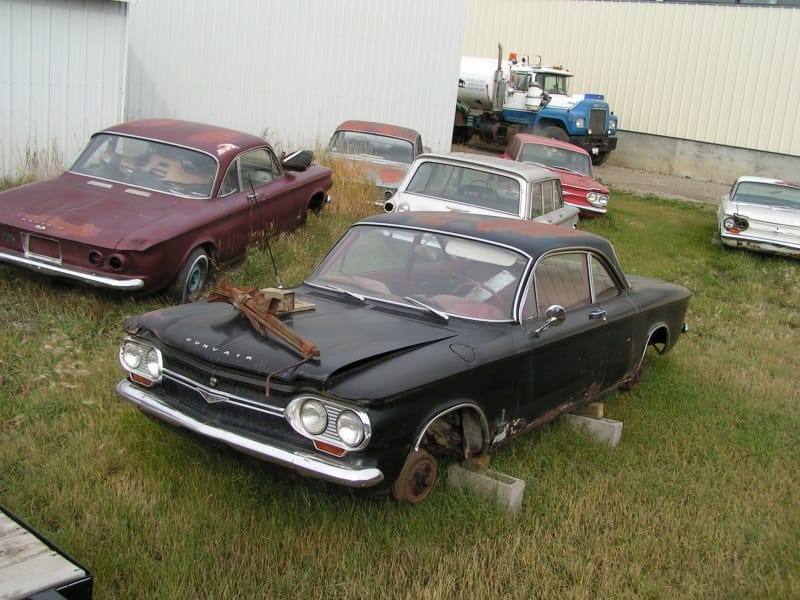 On The Flocking Instinct Of Corvairs 1 1964 Chevrolet Corvair 110 Coupe 3