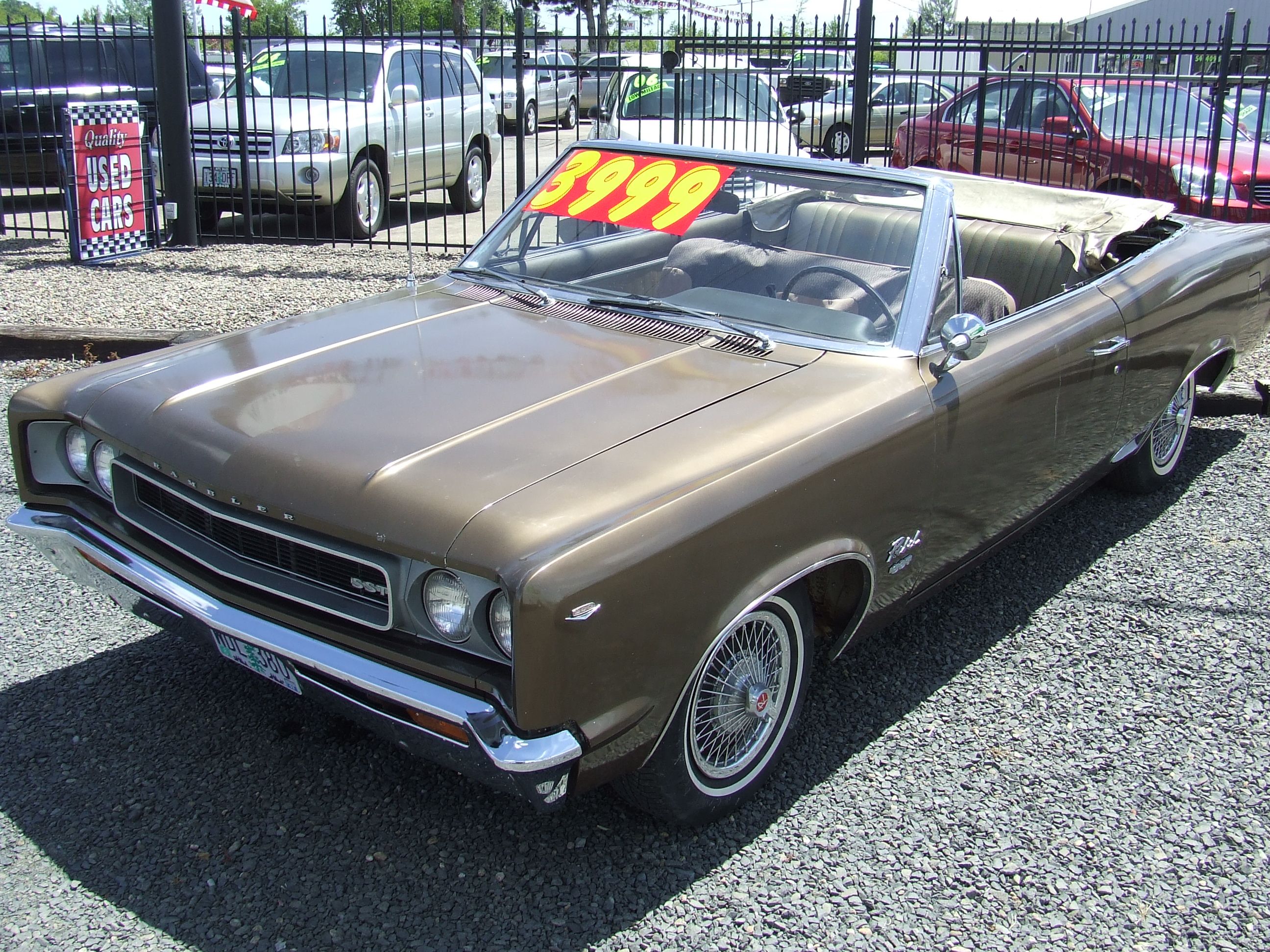 I have been driving past this car for the last two months or so, and finally brought my camera. It’s for sale on a used car lot off the highway in Albany Oregon. Looks [&hellip;]