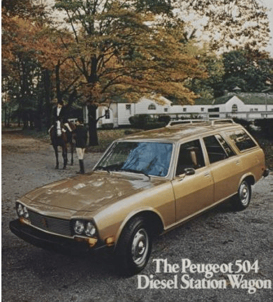 Cars Of A Lifetime: Peugeot 504 Diesel Wagon – The Long, Slow Trip 7 Peugeot 504 wagon ad