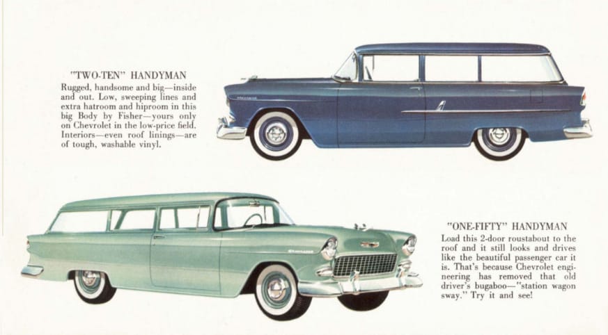 Chevrolet 1955 2door wagons Chevrolet 1955 2door wagons