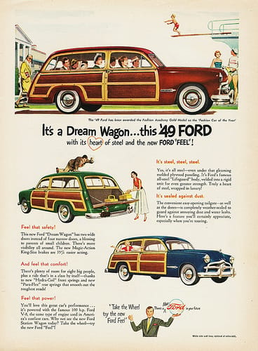 Ford 49 wagon ad Ford 49 wagon ad