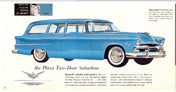 Plymouth 1955 2 door wagon Plymouth 1955 2 door wagon