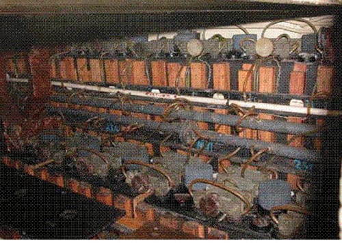 Diesel-Electric Submarines: World's Biggest Hybrids 11 Battery wall
