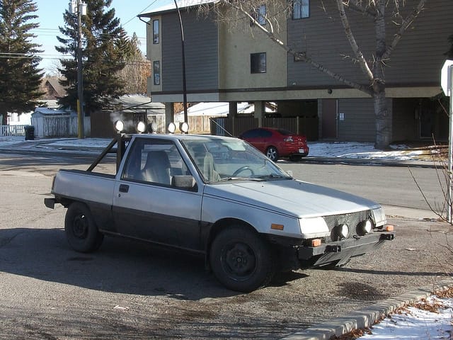 On a recent visit to Calgary I came across this rather interesting customized Colt. Not sure if it was a Dodge, Plymouth or perhaps even an Eagle Vista (Canada only) [&hellip;]