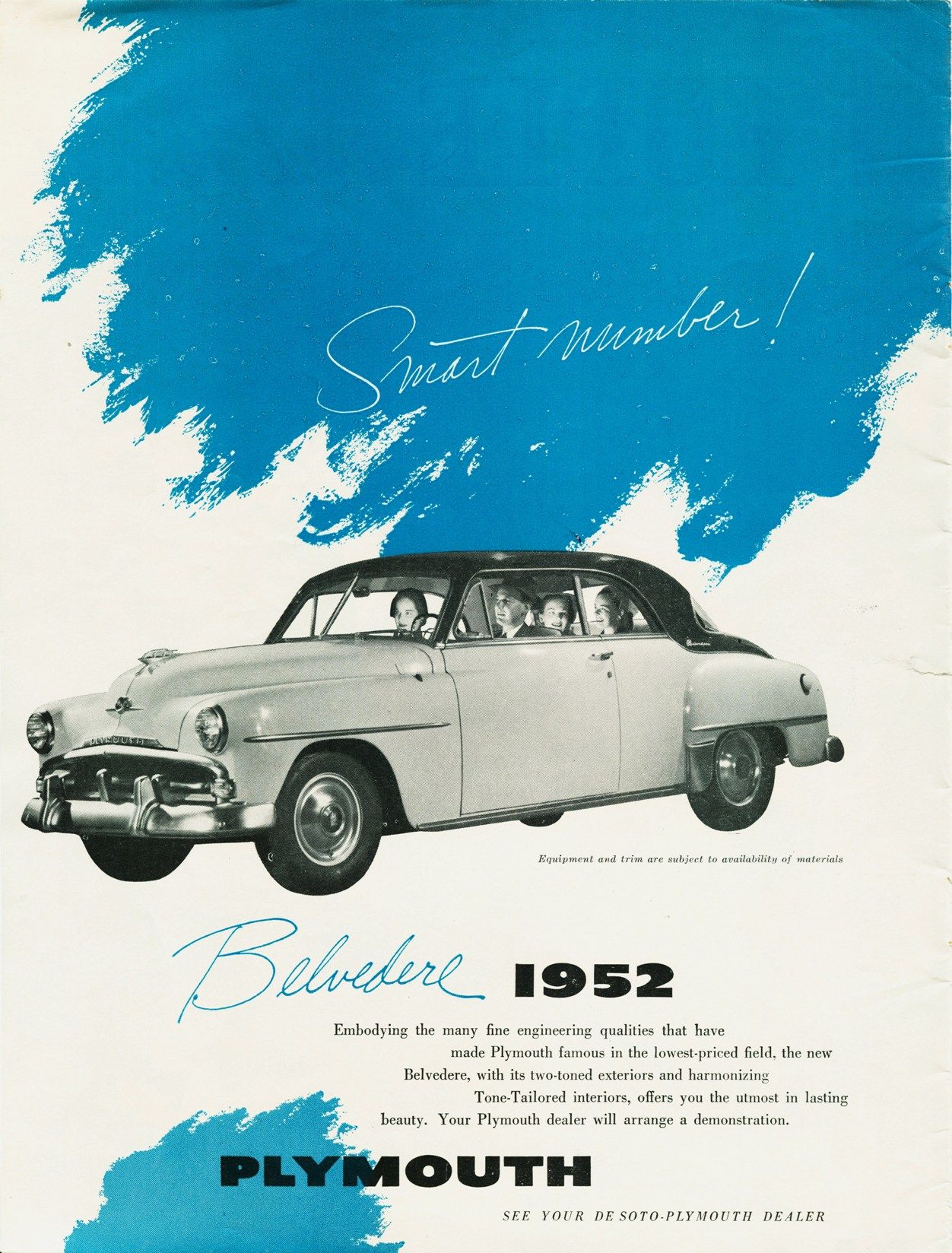 1952 Plymouth Ad-01 1952 Plymouth Ad 01