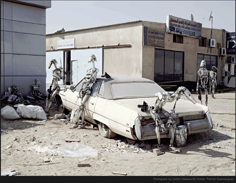 French photographer Cédric Delsaux’s series “Dark Lens” injects lots of Star War characters into ultra-realistic cityscapes, along with a sense of humor, and in two examples, old cars. This one, [&hellip;]