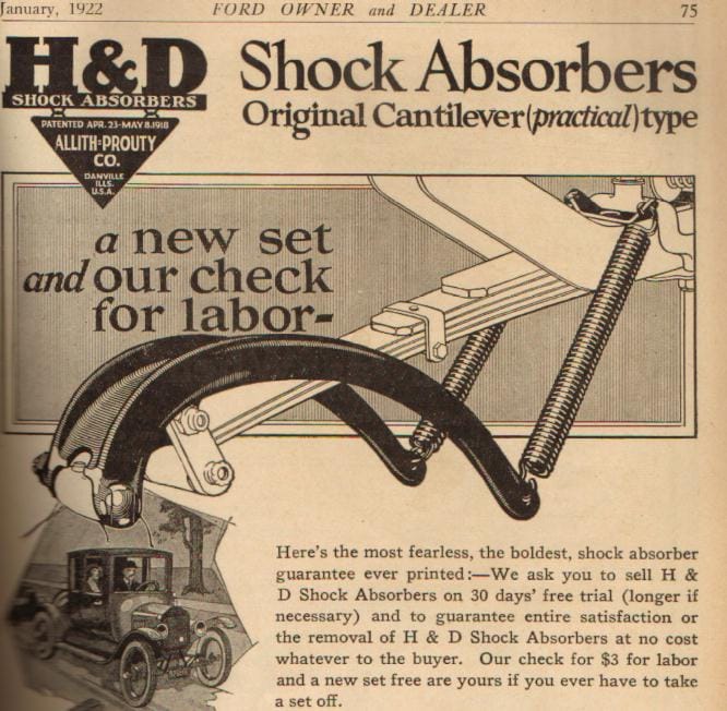 Generations 2 Model T Aftermarket Shock Absorber