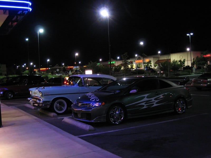 Generations 1 Small Classic Chevy + Modified Civic Coupe Mae Anne + W Mc Carran Reno NV 8 7 09