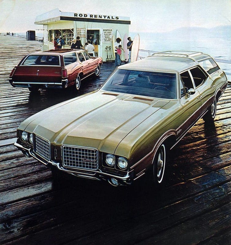 memories of happier times Oldsmobile 1972 vista wagon