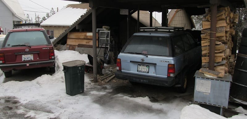Curbside Classic: 1984-94 Subaru - Loyale with Cheese 10 Subaru GLs Keiser Ave Truckee CA 1 Small