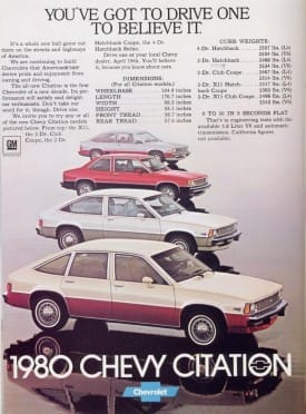 1980 Chevrolet Citation 1980 Chevrolet Citation1 e1338150224533