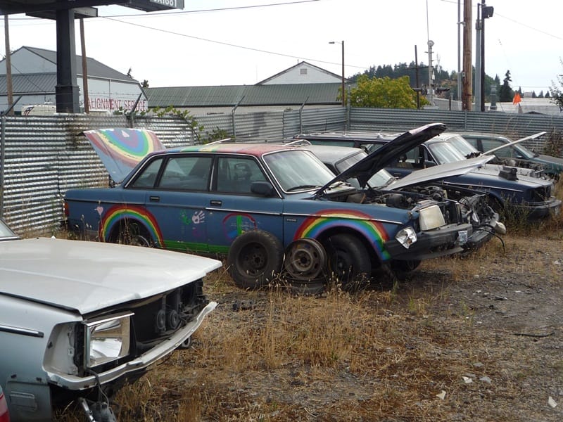 Yes, old Volvos are the official car of Eugene, the posterboys of everything that defines a true Curbside Classic. They’re everywhere, at least a couple per block, in the right [&hellip;]