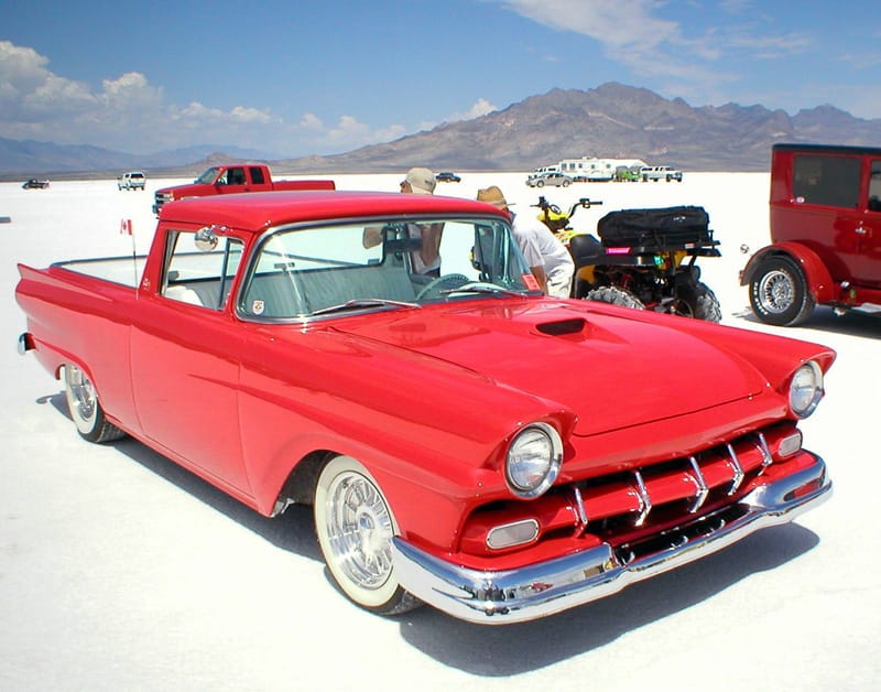 Bonneville, Part Four: Pickups and Bikes 4 04 57 Ranchero