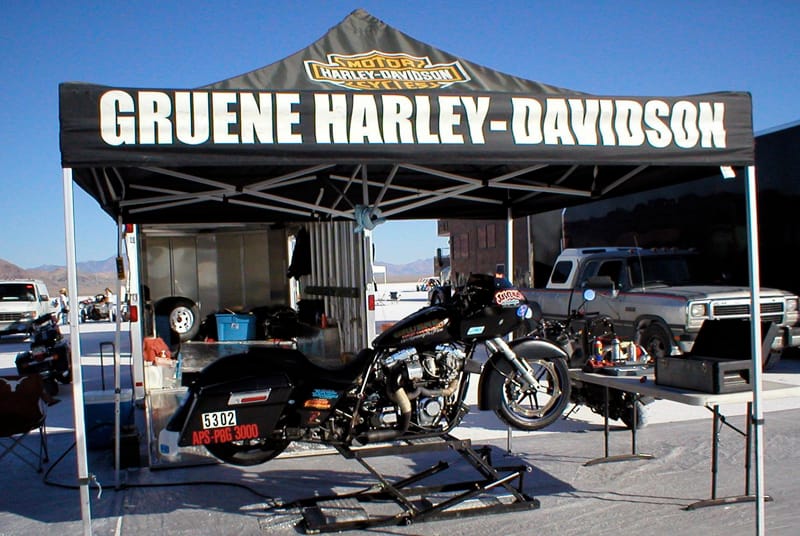Bonneville, Part Four: Pickups and Bikes 17 17 Saddlebag Harley