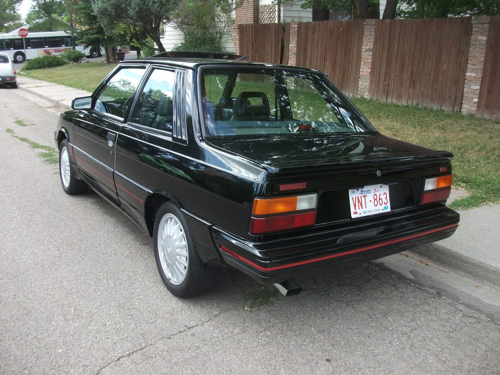 Curbside Classic: 1987 Renault GTA - An Alliance Of A Different Stripe 15 1987 Renault GTA rear