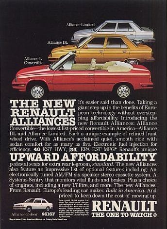 Curbside Classic: 1987 Renault GTA - An Alliance Of A Different Stripe 5 Alliance