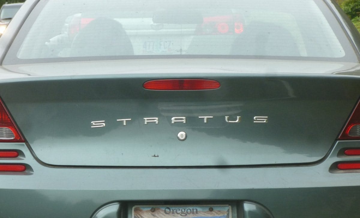 Stuck in a construction zone, nothing to do but look at the car in front of me. Suddenly I whip out my camera and take a picture of its rear [&hellip;]