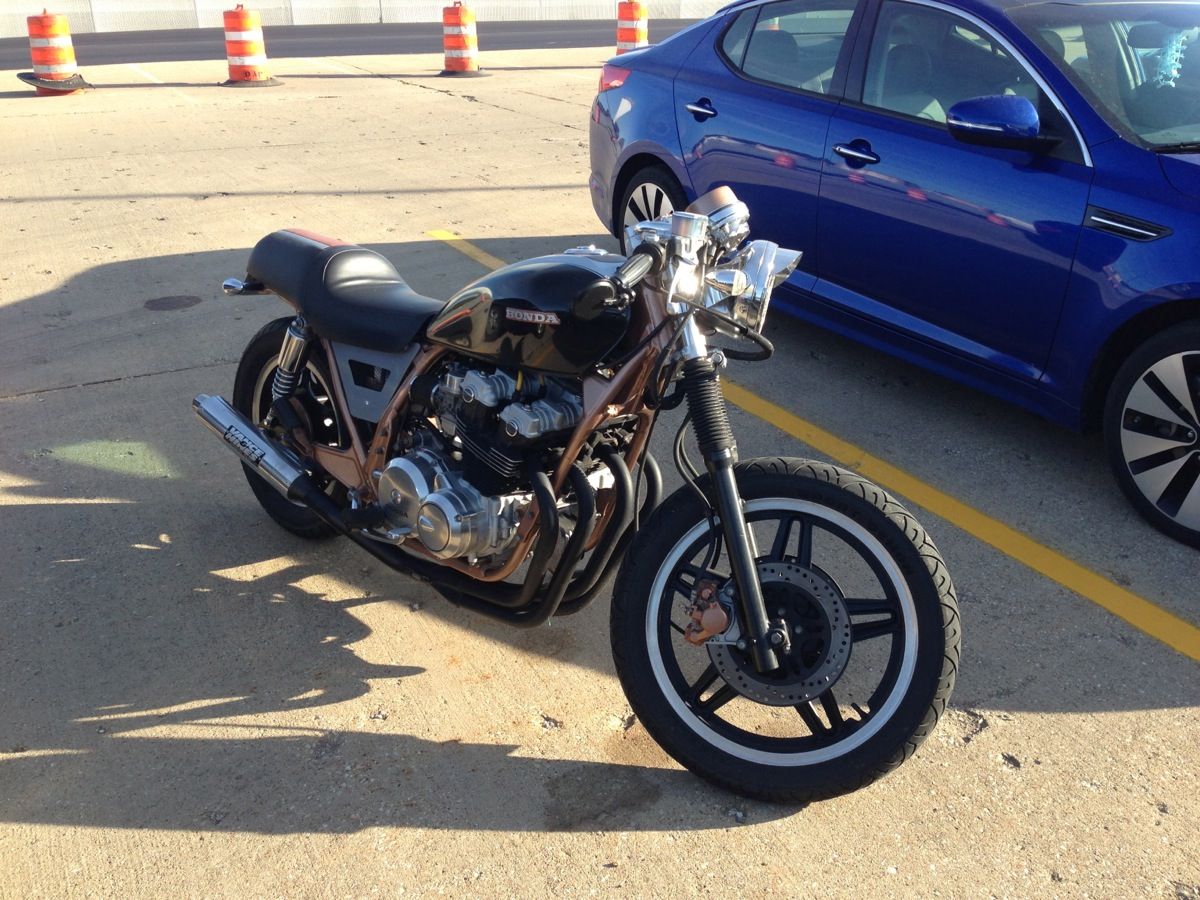 I’ve noticed this Honda parked at work several times over the past few weeks, and finally got a couple shots to share. There is no nomenclature on the bike that [&hellip;]