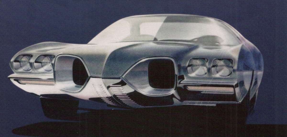 (first posted 10/8/2012)    The 1971 Pontiac had a fairly ambitious front end, but like most production cars, was a watered-down version of what was contemplated in the design studios. Here’s [&hellip;]
