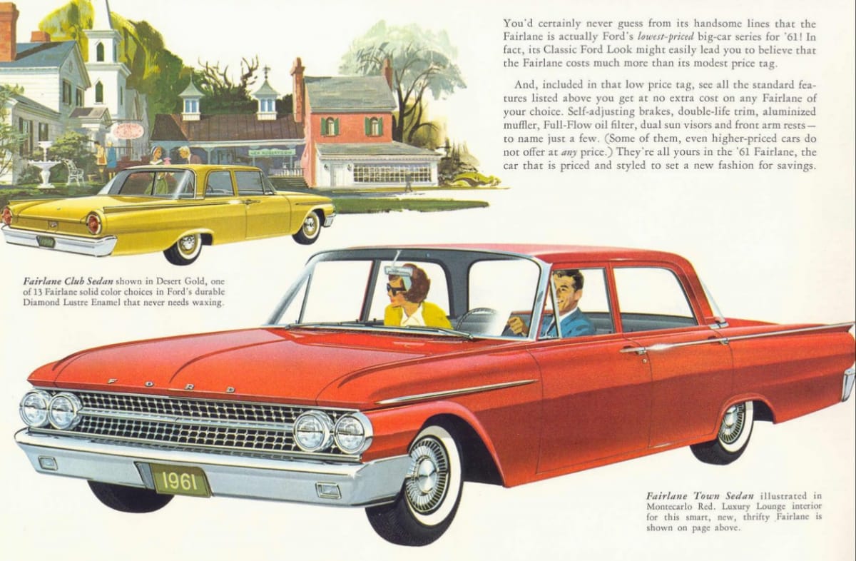 Ford 1961 sedans Ford 1961 sedans