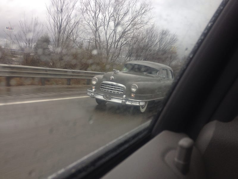 (first posted 11/15/2012)   It’s one thing to find a “Bathtub” Nash in a static display, but on the open road–and on a rainy day, no less? But really, getting passed in [&hellip;]