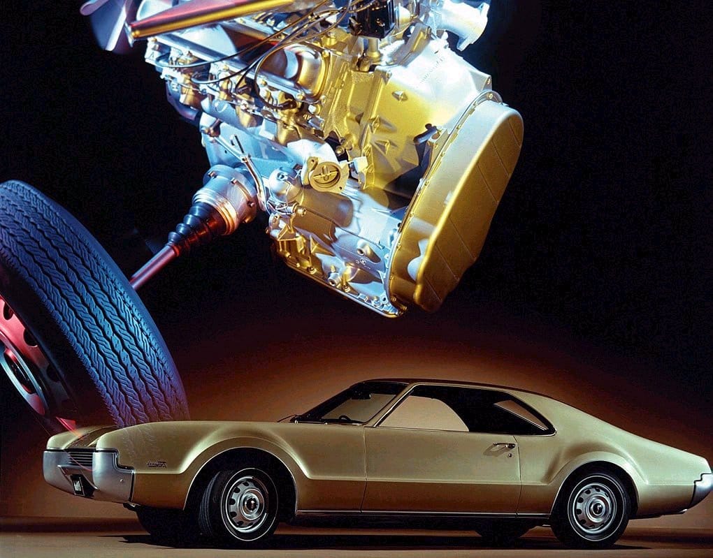 CCOTY Nomination: 1966 Oldsmobile Toronado--Coincidence or Clairvoyance? 4 1966 Oldsmobile Ad 03